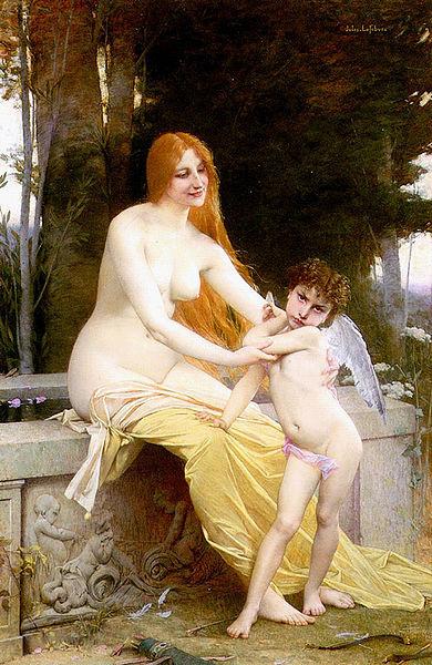 Jules Joseph Lefebvre Love Hurts oil painting image